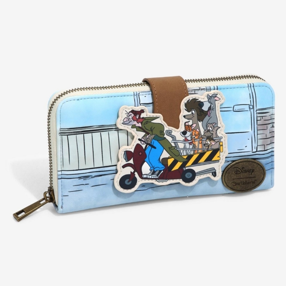 🎉❗️SALE❗️🎉 Our Universe Disney Oliver & Company Cart Mini Wallet